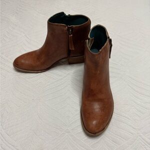 Brown Leather Ankle Boots